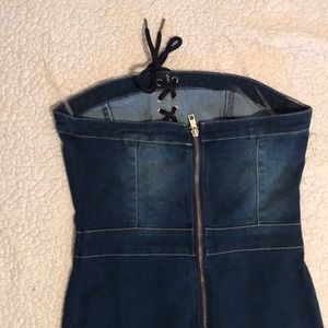 Fashion Nova Dresses - Fashion Nova Denim Strapless Dress Fashion Nova Dresses - Fashion Nova Denim Strapless Dress